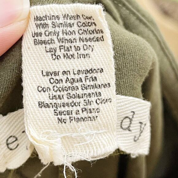 Eye Candy Womens Medium M Olive Green Soft Leggings Stretch Polyester Casual - Picture 8 of 8